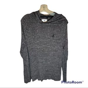 Kangol gray hooded pullover size medium